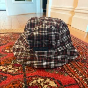 Authentic Burberry Plaid Navy Bucket Hat